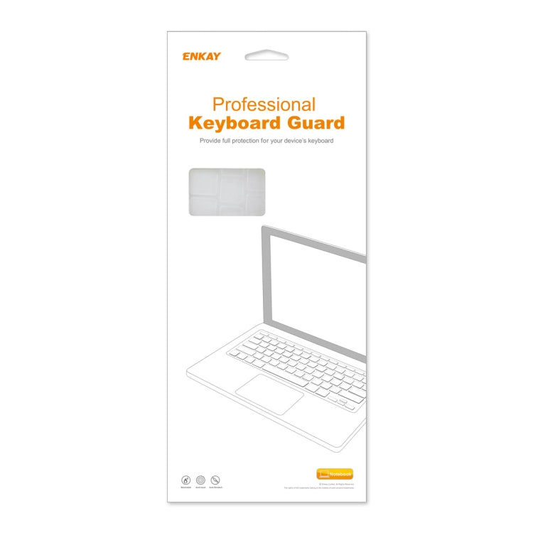 ENKAY Ultradünne weiche TPU-Laptop-Tastaturschutzfolie für MacBook Air 13,6 2022/2024 A2681 (M2) / A3113 (M3), Version: US-Version, US-Version, EU-Version