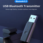 TX35 Bluetooth 5.2 Sender Ein Ziehen Zwei USB / AUX Doppel-Ausgang