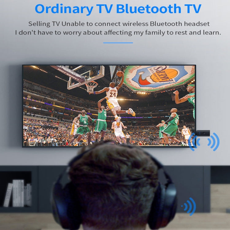 TX35 Bluetooth 5.2 Sender Ein Ziehen Zwei USB / AUX Doppel-Ausgang