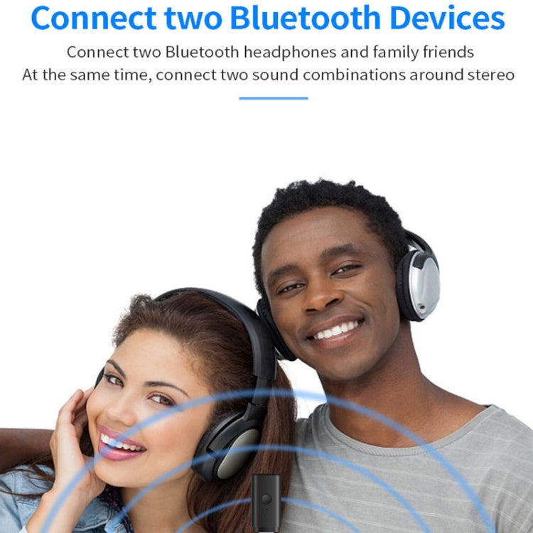 TX35 Bluetooth 5.2 Sender Ein Ziehen Zwei USB / AUX Doppel-Ausgang