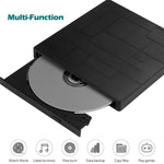 Externer RW DVD-Brenner mit optischem Laufwerk