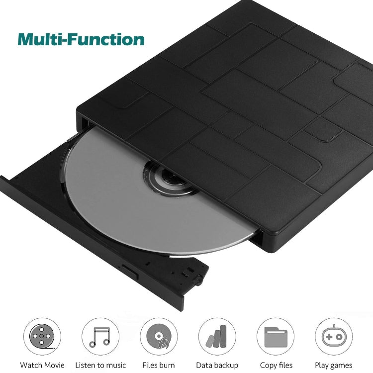 Externer RW DVD-Brenner mit optischem Laufwerk