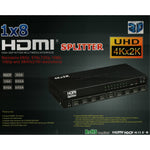 1 x 8 4K x 2K 3840*2160/30HZ HDMI-Splitter, 1 x 8 4K x 2K