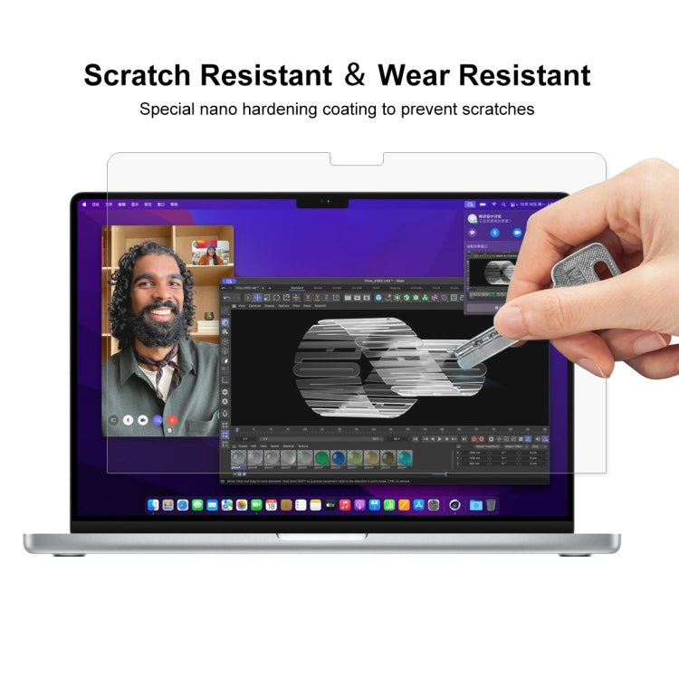 ENKAY Klarer HD PET-Laptop-Bildschirmschutz, Für MacBook Pro 14,2 Zoll A2442, Für MacBook Pro 16,2 Zoll A2485/A2880 2023