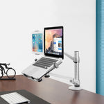 OA-9X Höhenverstellbarer Drehständer für 10-16 Zoll Notebook und 4,7-12,9 Zoll Tablet-PC