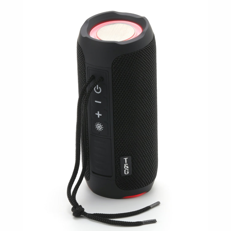 T&G TG227 Tragbarer wasserdichter Bluetooth-Lautsprecher für den Außenbereich mit LED-Unterstützung für FM / TF / USB