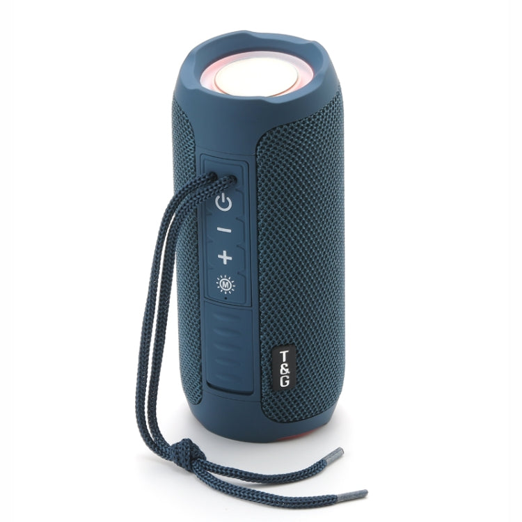 T&G TG227 Tragbarer wasserdichter Bluetooth-Lautsprecher für den Außenbereich mit LED-Unterstützung für FM / TF / USB