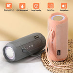 T&G TG227 Tragbarer wasserdichter Bluetooth-Lautsprecher für den Außenbereich mit LED-Unterstützung für FM / TF / USB