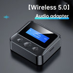 C39S Bluetooth Empfänger Sender RCA Lautsprecher zu 3,5mm Kabelloser Audioadapter, C39S