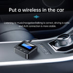 C39S Bluetooth Empfänger Sender RCA Lautsprecher zu 3,5mm Kabelloser Audioadapter, C39S