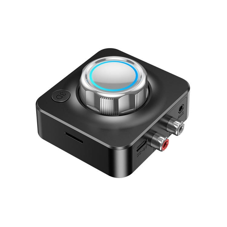 C39 Bluetooth 5.0 Empfänger RCA zu 3,5mm Kabelloser Audio-Konverter Unterstützt TF-Karte, C39