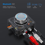 C39 Bluetooth 5.0 Empfänger RCA zu 3,5mm Kabelloser Audio-Konverter Unterstützt TF-Karte, C39