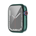 Stoßfeste TPU-Vollschutzhülle mit Schutzfolie, für Apple Watch Series 9 / 8 / 7 (45 mm) und Apple Watch Series 9 / 8 / 7 (41 mm)