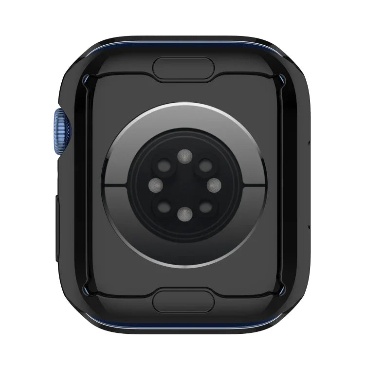 Stoßfeste TPU-Vollschutzhülle mit Schutzfolie, für Apple Watch Series 9 / 8 / 7 (45 mm) und Apple Watch Series 9 / 8 / 7 (41 mm)