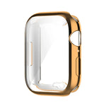 Stoßfeste TPU-Vollschutzhülle mit Schutzfolie, für Apple Watch Series 9 / 8 / 7 (45 mm) und Apple Watch Series 9 / 8 / 7 (41 mm)