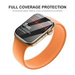 ENKAY Hat-Prince 3D Displayschutzfolie aus gehärtetem Glas mit abgerundeten Kanten für Apple Watch Series 9 / 8 / 7 (41 mm), 1 Stück, 2 Stück, 5 Stück, 10 Stück