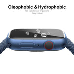ENKAY Hat-Prince 3D Displayschutzfolie aus gehärtetem Glas mit abgerundeten Kanten für Apple Watch Series 9 / 8 / 7 (41 mm), 1 Stück, 2 Stück, 5 Stück, 10 Stück