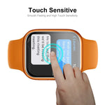 ENKAY Hat-Prince 3D Displayschutzfolie aus gehärtetem Glas mit abgerundeten Kanten für Apple Watch Series 9 / 8 / 7 (41 mm), 1 Stück, 2 Stück, 5 Stück, 10 Stück