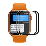 ENKAY Hat-Prince 3D Displayschutzfolie aus gehärtetem Glas mit abgerundeten Kanten für Apple Watch Series 9 / 8 / 7 (41 mm), 1 Stück, 2 Stück, 5 Stück, 10 Stück