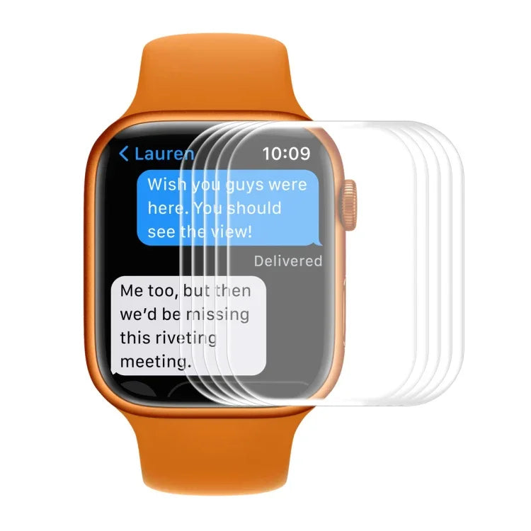 ENKAY Hat-Prince 3D Displayschutzfolie aus gehärtetem Glas mit abgerundeten Kanten für Apple Watch Series 9 / 8 / 7 (41 mm), 1 Stück, 2 Stück, 5 Stück, 10 Stück