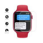 ENKAY Hat-Prince galvanisiertes PC-Diamant-Uhrengehäuse + vollflächige, gebogene PET-Displayschutzfolie für Apple Watch Series 7 45 mm