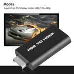 PS2-zu-HDMI Video-Konverter mit 3,5-mm-Ausgang