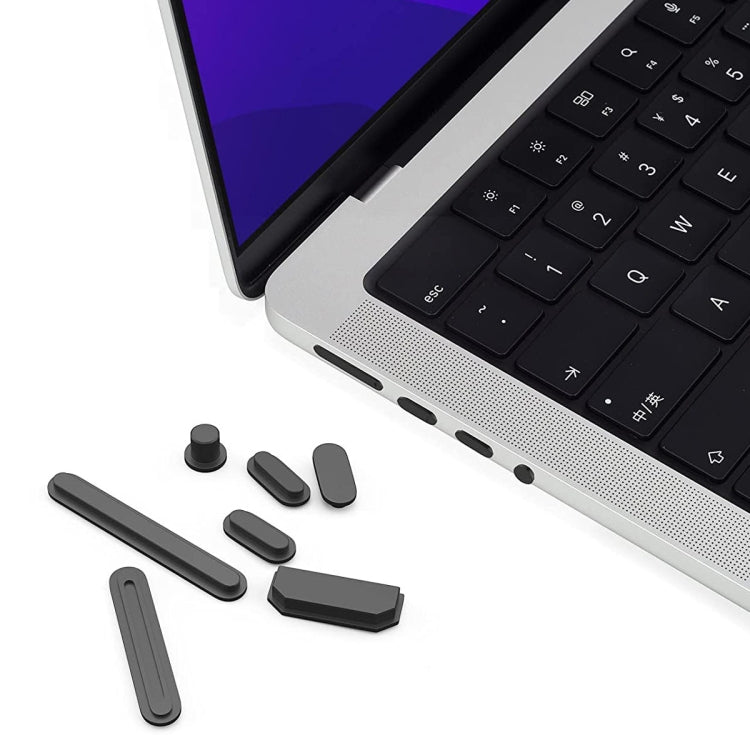 ENKAY Hat-Prince Silikon-Staubschutz-Stöpsel für MacBook Air 13,6 2022/2024 A2681 (M2) / A3113 (M3)