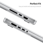 ENKAY Hat-Prince Silikon-Staubschutz-Stöpsel für MacBook Air 13,6 2022/2024 A2681 (M2) / A3113 (M3)