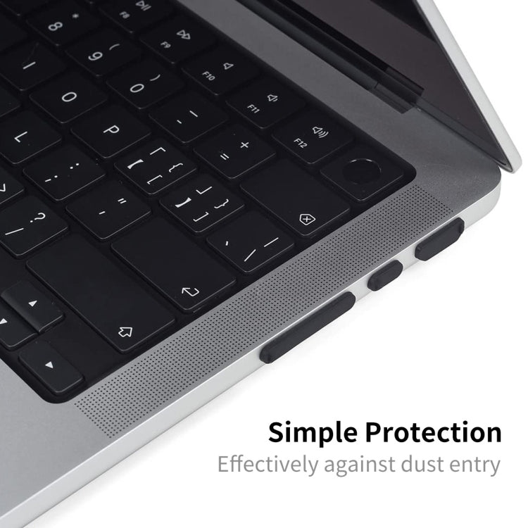 ENKAY Hat-Prince Silikon-Staubschutz-Stöpsel für MacBook Air 13,6 2022/2024 A2681 (M2) / A3113 (M3)
