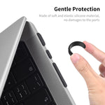 ENKAY Hat-Prince Silikon-Staubschutz-Stöpsel für MacBook Air 13,6 2022/2024 A2681 (M2) / A3113 (M3)