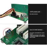 PCIe-zu-Dual-PCI-Steckplatz-Adapterkarte USB 3.0 Erweiterungskarte
