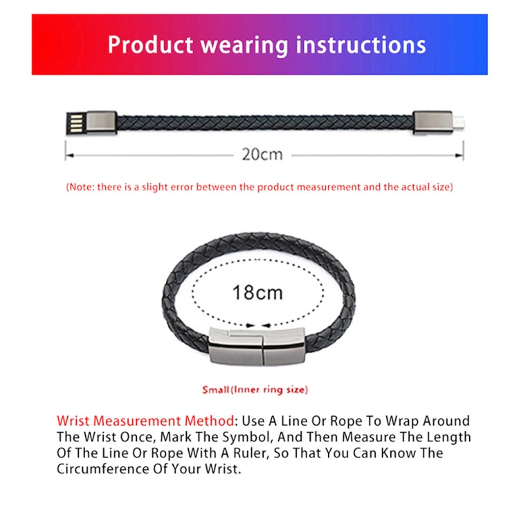 XJ-73 20cm USB zu 8-Pin Armband Lade-Datenkabel, 8-Pin, 20cm 8-Pin