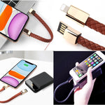 XJ-73 20cm USB zu 8-Pin Armband Lade-Datenkabel, 8-Pin, 20cm 8-Pin