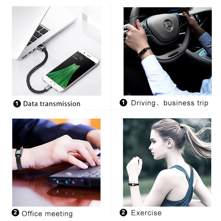 XJ-73 20cm USB zu 8-Pin Armband Lade-Datenkabel, 8-Pin, 20cm 8-Pin