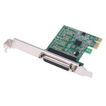Parallelport DB25 25-polige PCIE Riser-Karte Drucker LPT zu PCI-E Express-Karten AX99100 Konverter-Adapter