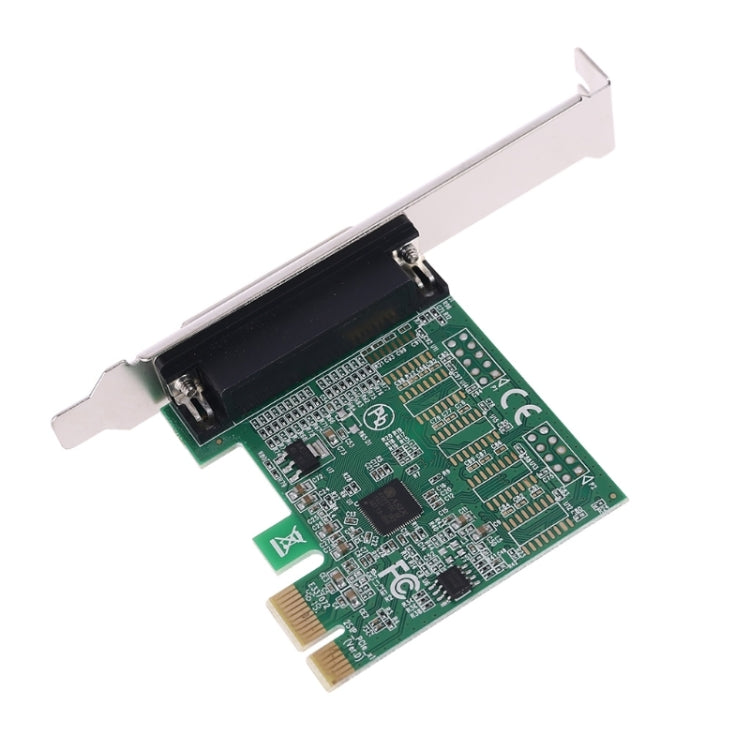 Parallelport DB25 25-polige PCIE Riser-Karte Drucker LPT zu PCI-E Express-Karten AX99100 Konverter-Adapter