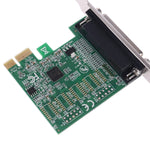 Parallelport DB25 25-polige PCIE Riser-Karte Drucker LPT zu PCI-E Express-Karten AX99100 Konverter-Adapter
