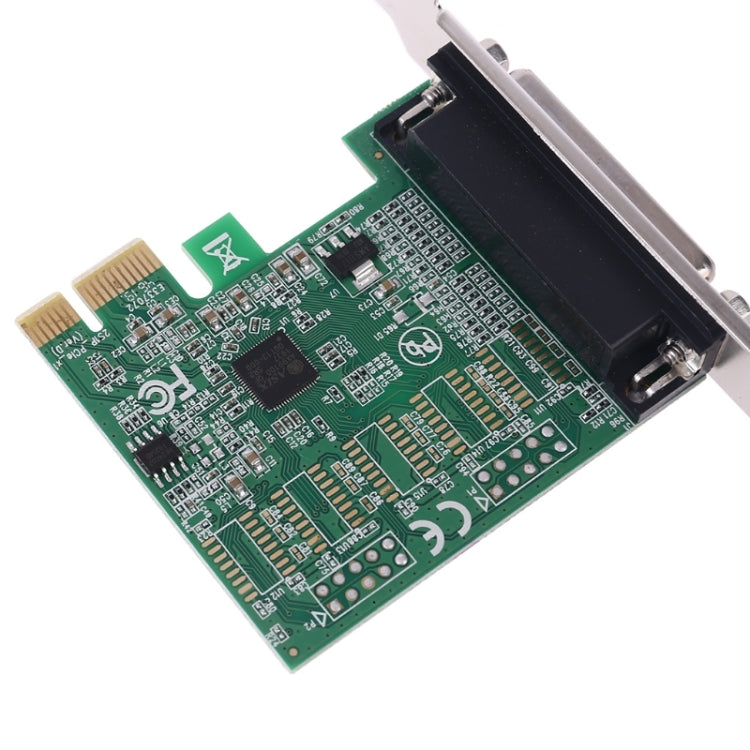 Parallelport DB25 25-polige PCIE Riser-Karte Drucker LPT zu PCI-E Express-Karten AX99100 Konverter-Adapter
