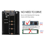 M.2-zu-SATA3.0 Erweiterungskarte 22-poliger Adapter 2,5-Zoll SSD Schnittstellen-Konverterkarte