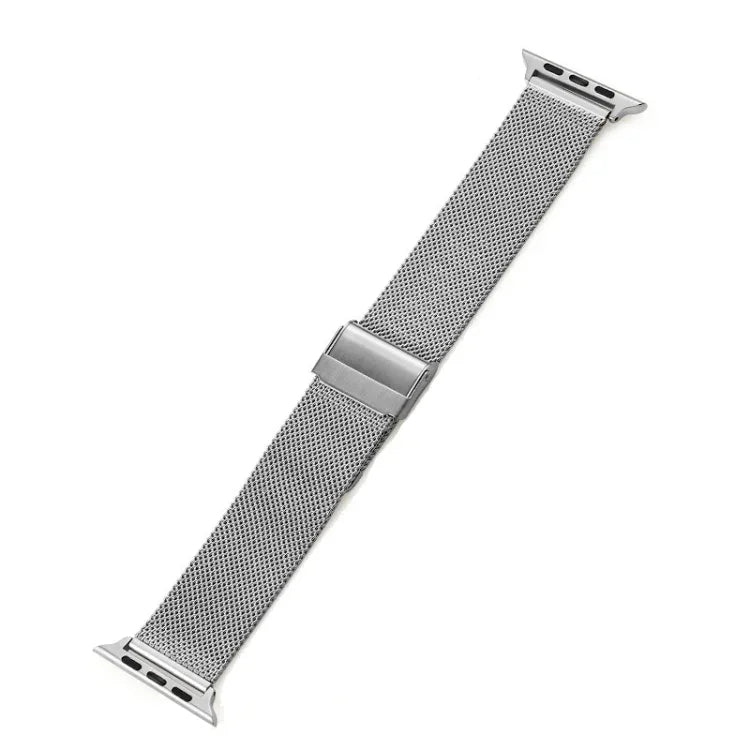 Milan Meta Armband für Apple Watch Series 7 (41 mm), 6, SE, 5 und 4 (40 mm), 3, 2 und 1 (38 mm), 7 (45 mm), 6, SE, 5 und 4 (44 mm) und 3, 2 und 1 (42 mm)