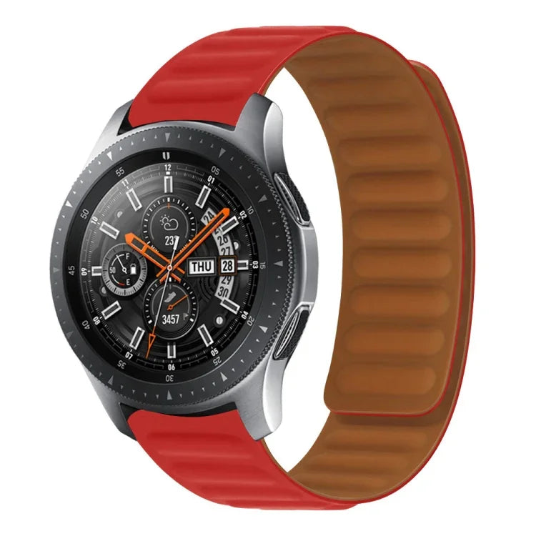Magnetisches Silikon-Uhrenarmband, für Samsung Galaxy Watch 3 41 mm R850, Samsung Galaxy Gear Sport und Samsung Galaxy Watch Active