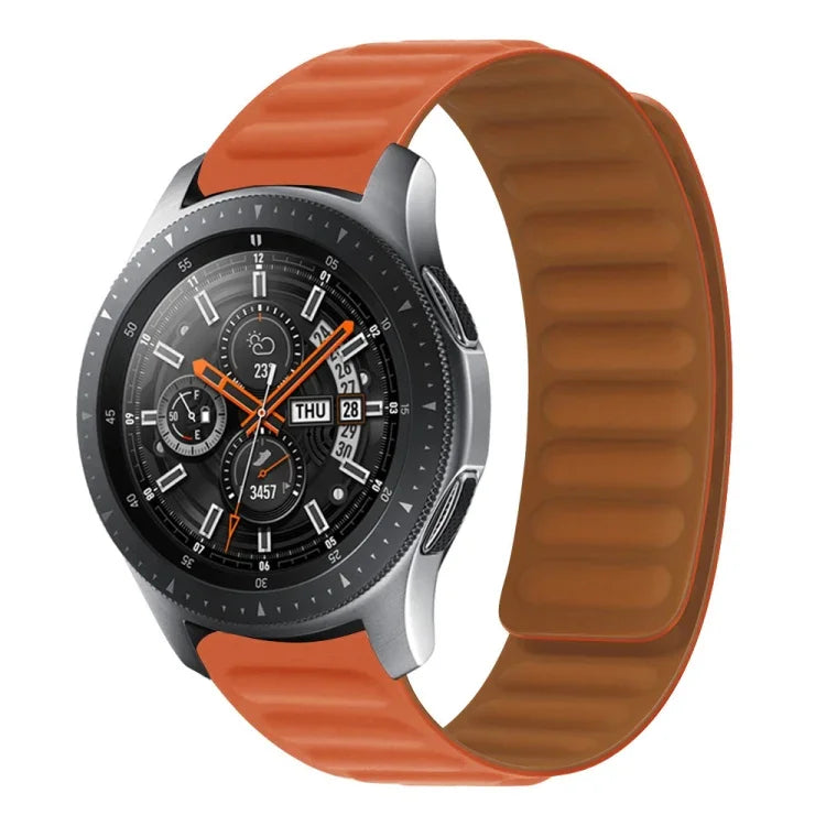 Magnetisches Silikon-Uhrenarmband, für Samsung Galaxy Watch 3 41 mm R850, Samsung Galaxy Gear Sport und Samsung Galaxy Watch Active