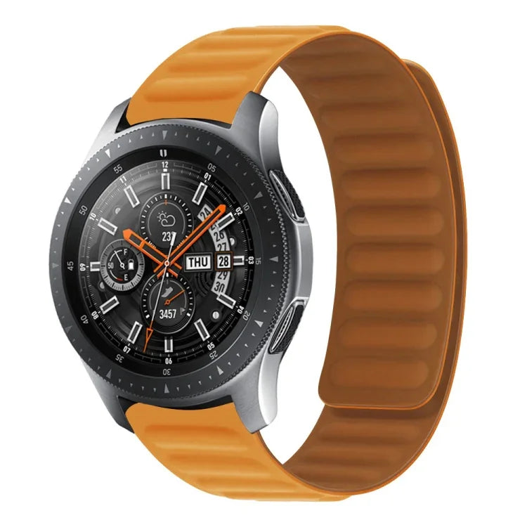Magnetisches Silikon-Uhrenarmband, für Samsung Galaxy Watch 3 41 mm R850, Samsung Galaxy Gear Sport und Samsung Galaxy Watch Active