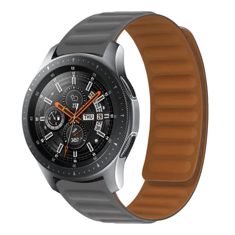 Magnetisches Silikon-Uhrenarmband, für Samsung Galaxy Watch 3 41 mm R850, Samsung Galaxy Gear Sport und Samsung Galaxy Watch Active