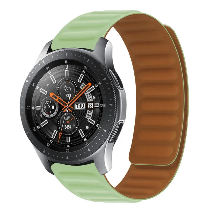 Magnetisches Silikon-Uhrenarmband, für Samsung Galaxy Watch 3 41 mm R850, Samsung Galaxy Gear Sport und Samsung Galaxy Watch Active