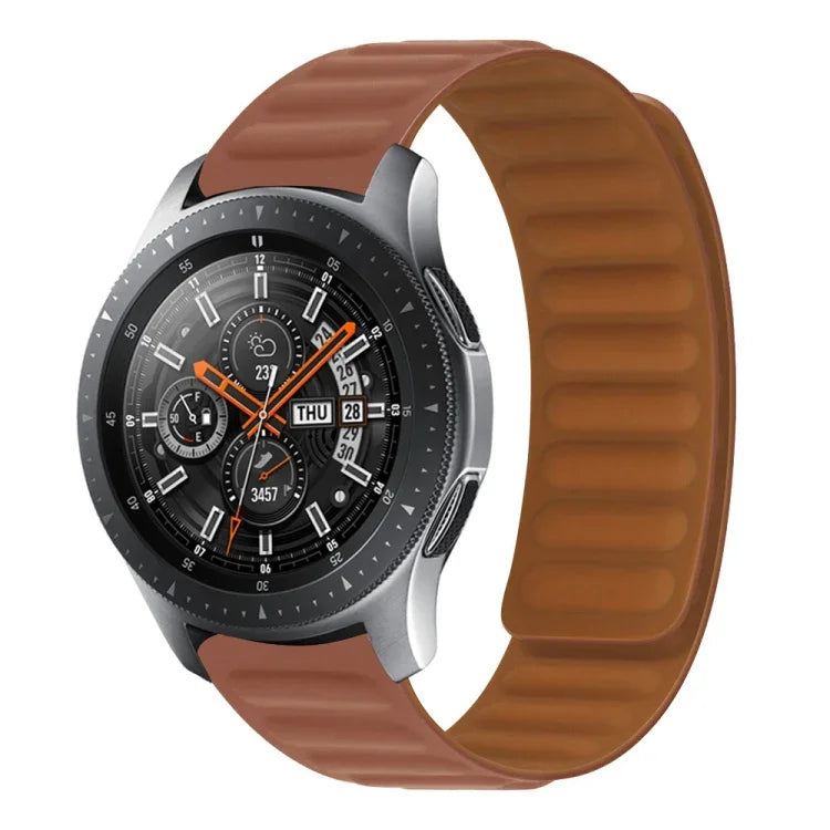 Magnetisches Silikon-Uhrenarmband, für Samsung Galaxy Watch 3 41 mm R850, Samsung Galaxy Gear Sport und Samsung Galaxy Watch Active