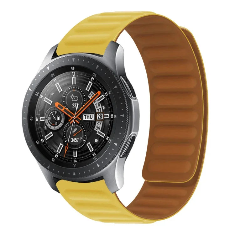 Magnetisches Silikon-Uhrenarmband, für Samsung Galaxy Watch 3 41 mm R850, Samsung Galaxy Gear Sport und Samsung Galaxy Watch Active