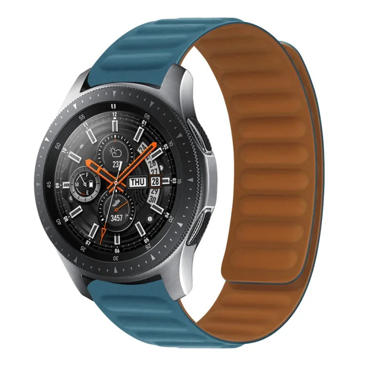 Magnetisches Silikon-Uhrenarmband, für Samsung Galaxy Watch 3 41 mm R850, Samsung Galaxy Gear Sport und Samsung Galaxy Watch Active