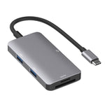 5-in-1 Datenlese-HUB-Adapter mit SD / TF / CF-Karten, Dual USB3.0 Anschlüssen, Dual USB3.0+SD / TF / CF-Karten