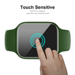 ENKAY TPU-Hülle + PET-Displayschutzfolie mit vollständiger Abdeckung, für Apple Watch Series 8/7 (41 mm) und Apple Watch Series 8/7 (45 mm)